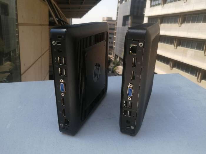 Hp T520 Mini PC AMD Radeon R2E graphics 1.2 GHz 256GB SSD M.2 4gb Ram Win 10 DisplayPort, VGA