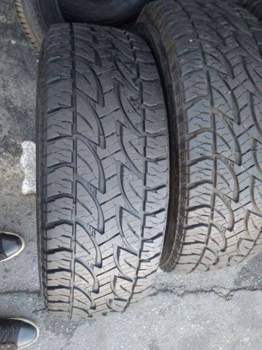 265/65/17 × 4 Bridgestone Duerler AT. 70% life