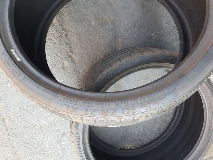265/30/21 x 2  Continental SportContact 6