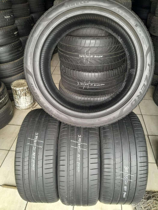 275/40/21, 315/35/21 Pirelli Pzrro runflat tyres.