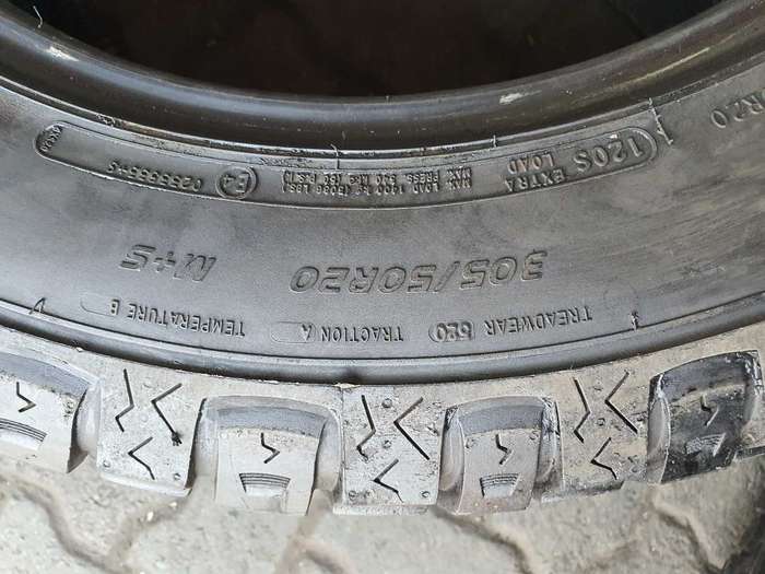 305/50/20 Cooper Zeon LTZ. Good looking tyres