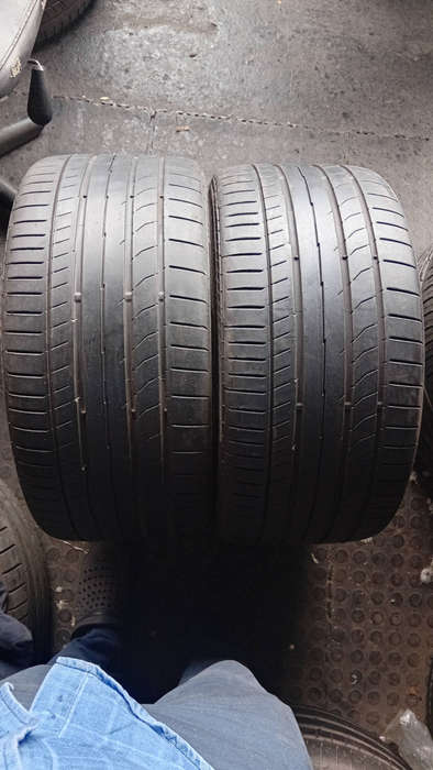 255/30/19 × 2 Continental fairly used tyres