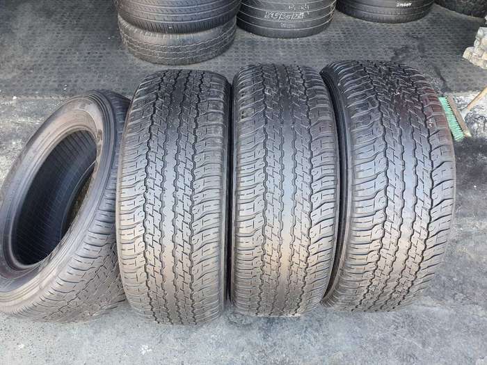265/60/18 x 4 Dunlop Grandtrak AT. 70% thread life