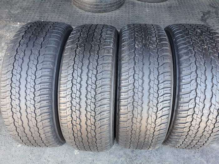 265/60/18 x 4 Dunlop Grandtrak AT. 70% thread life