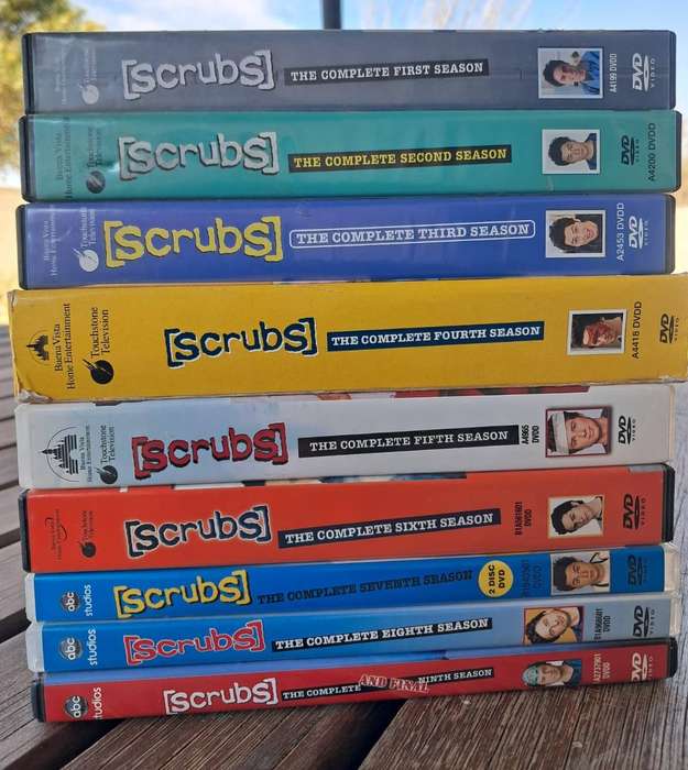 Scrubs Season 1,2,3,4,5,6,7,8 & 9 Dvd Collection