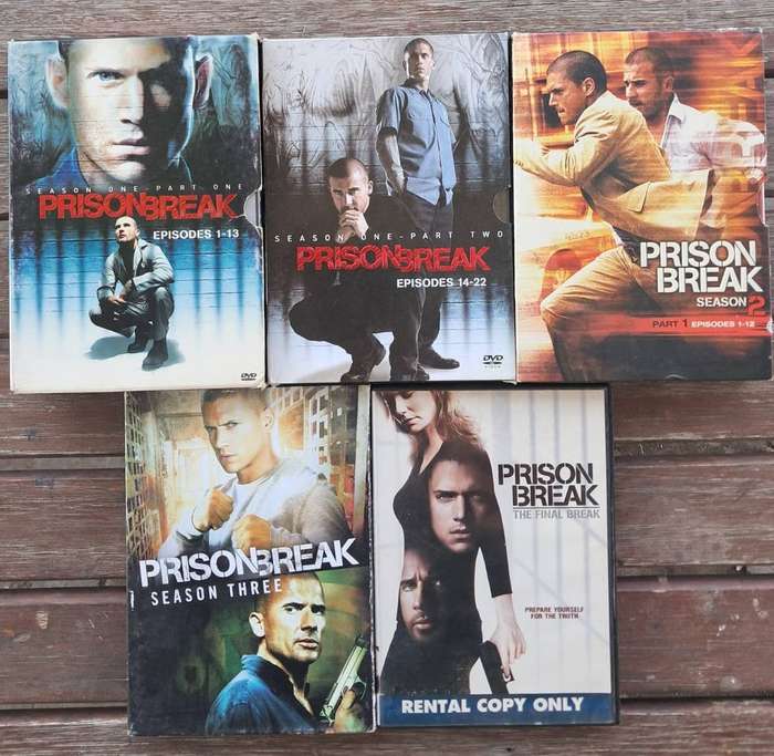 Prison Break Season 1, 2, 3 & Final Break Dvd Collection