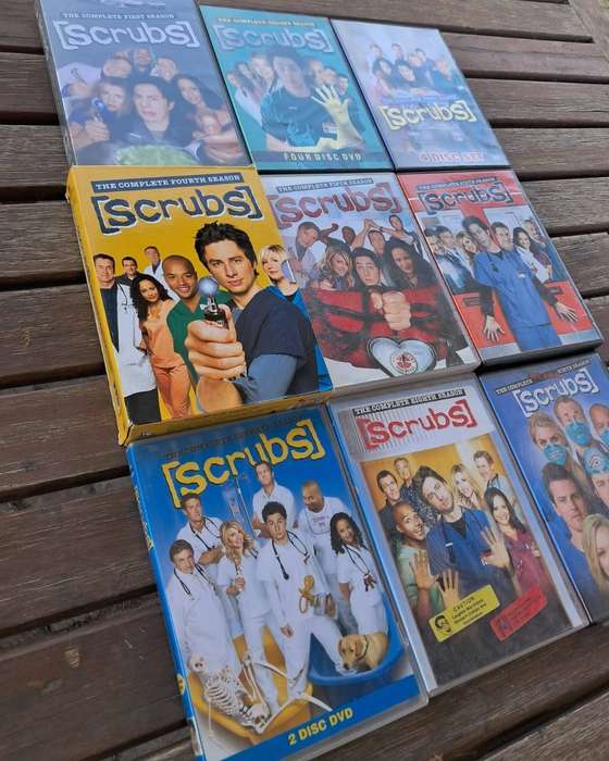 Scrubs Season 1,2,3,4,5,6,7,8 & 9 Dvd Collection