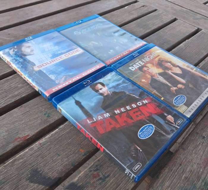 4 x Blue Ray Dvd's