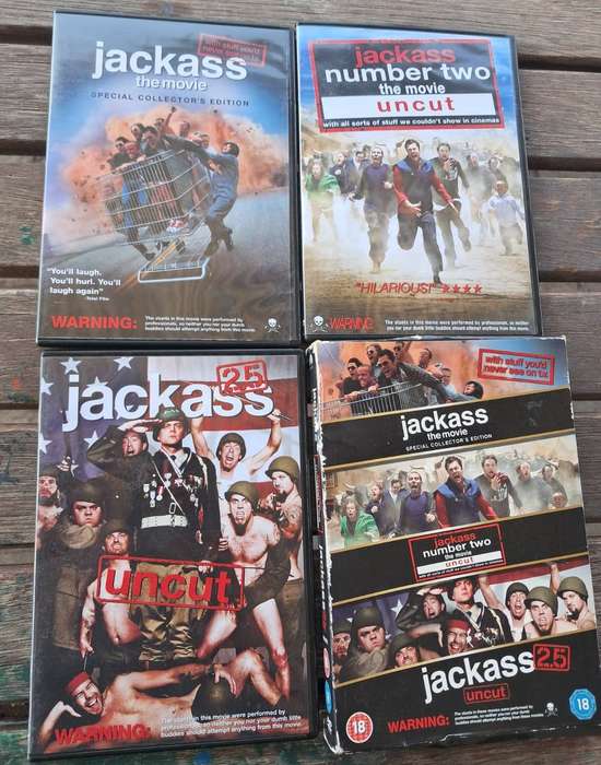 3 Disc Set - Jack Ass Dvd Collection