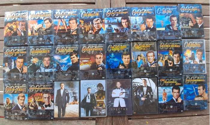 Ultimate James Bond Collection Dvd Set