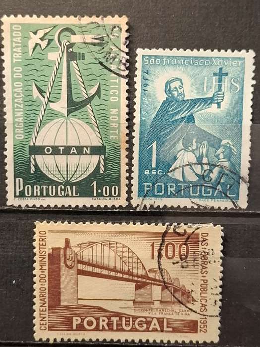 1952 - Portugal - 1Esc - The 400th Anniversary of the Death of the Holy Francisco Xavier, The 3rd An