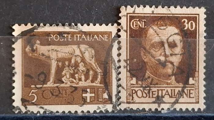 1929 - Italy - 5 + 30c - Definitive - Serie Imperiale