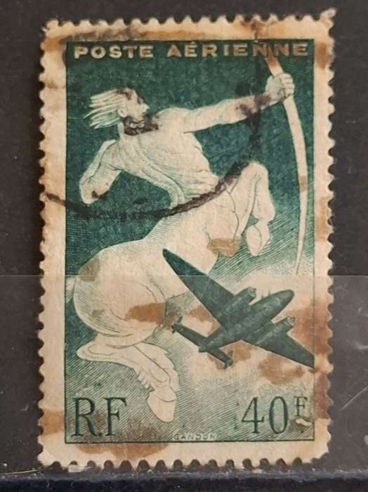 1946-1947 - France  - 40Fr - Airmail