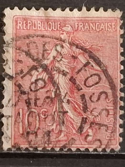 1903 - France  - 10c + 45 c - Sower - Lines in Background