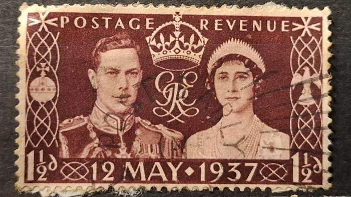 1937 - UK - 1½P - Coronation of King George VI