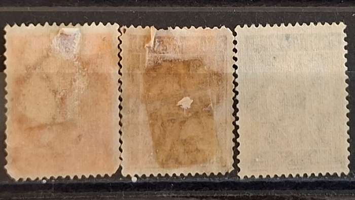 1923 -  German Empire  - Unused - 5Pfg. + 30Pfg. + 50Pfg. - Daily Stamps