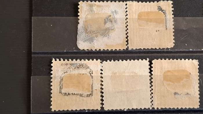 1938-1939 - USA - 15C + 20C +  50C + 30C + 25C - Presidential Issue