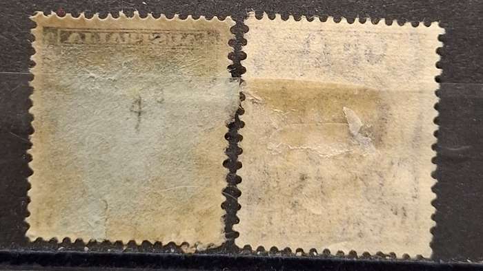 1942 -1944  - Australia - 5½P + 1 P - Definitives