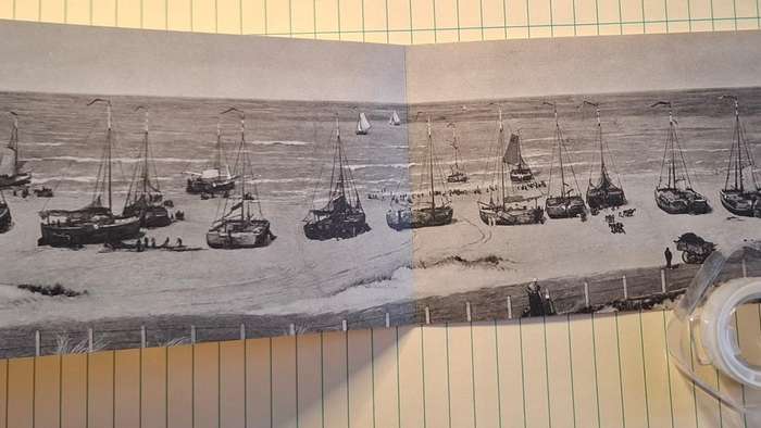 Vintage Postcards - Panorama Mesdag -  Scheveningen in 1881