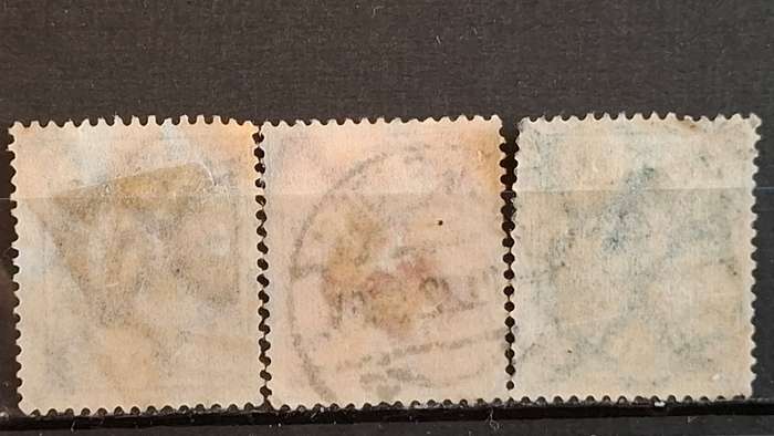 1921 -  German Empire  - 2Mk. + 3Mk. + 4Mk. - Daily Stamps