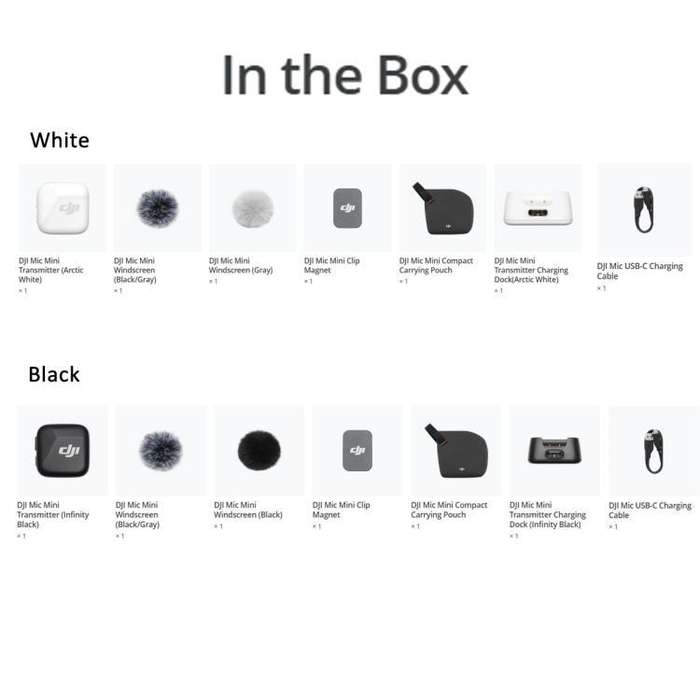 Original DJI Mic Mini Transmitter(White)