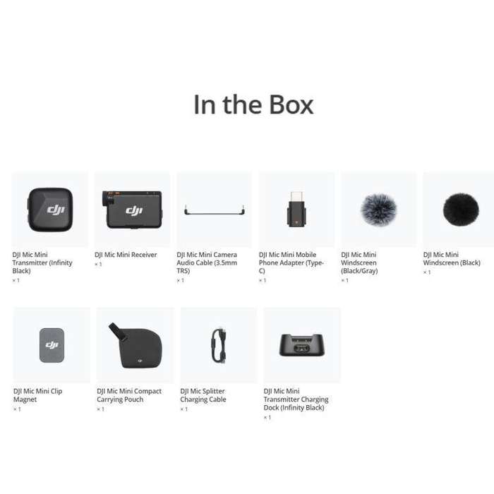 Original DJI Mic Mini (1 TX + 1 RX)