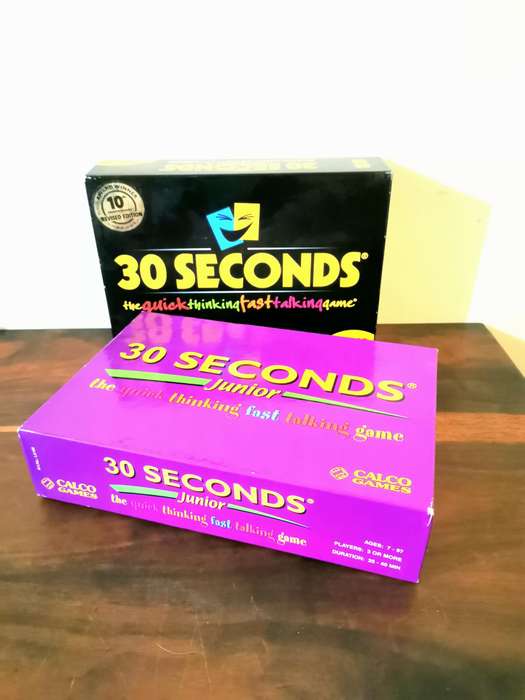 Original 30 Seconds Board Game PLUS the Junior Edition