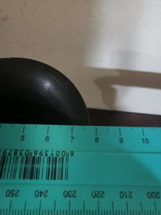Beautifully Turned Antique Ebony Vase