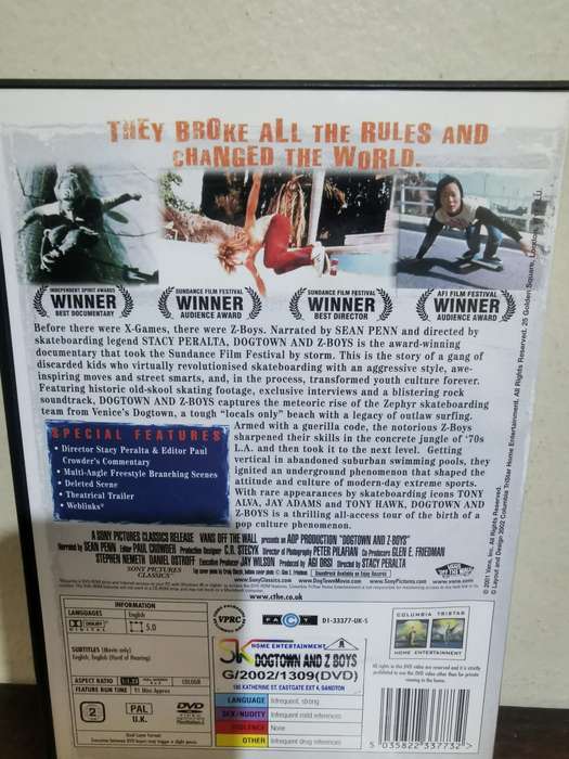 Dogtown and Z-Boys on DVD with Booklet