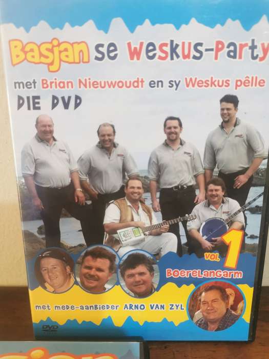 Basjan se Weskus Party vol 1, 2 en 3 on DVD