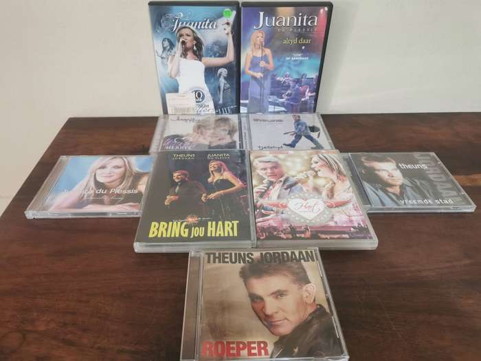 Theuns Jordaan en Juanita Du Plessis Music DVD and CD Collection