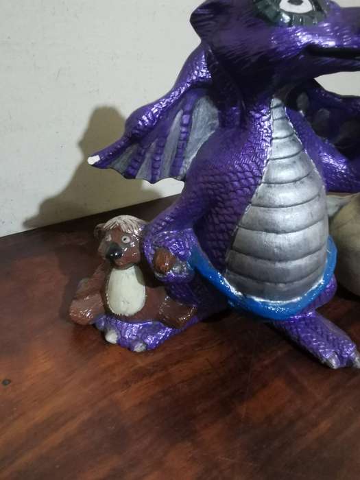 Pair of Gorgeous Ceramic Baby Dragons