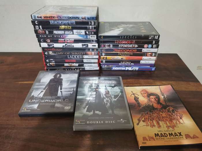 Huge Collection of Awesome Action Movies on DVD x25