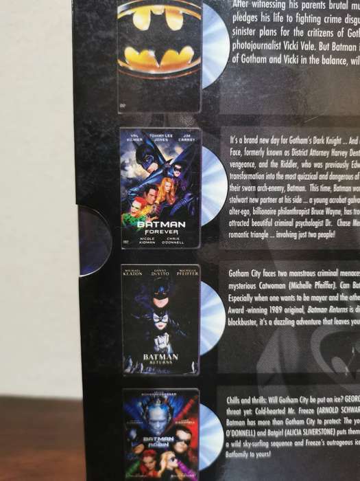 Batman Box Set with 4 DVDs