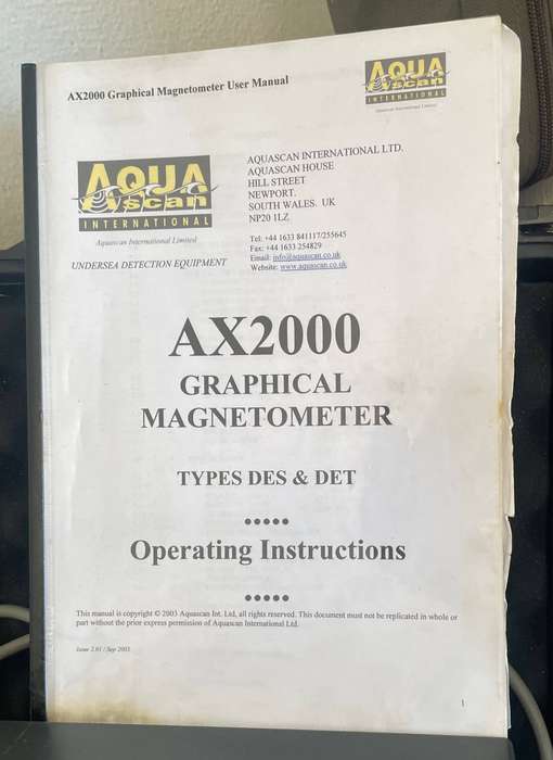 AX2000 Proton Magnetometer
