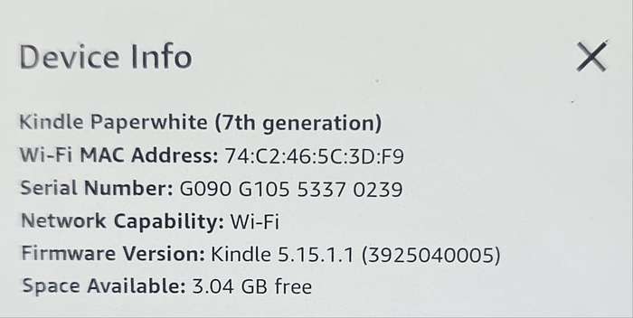 Amazon Kindle Paperwhite - 7th Generation - 4GB - Wi-Fi - 6 Inch