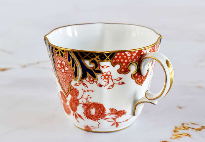 Royal Crown Derby Imari 2451 Cup & Saucer Set  Hand Gilded, England