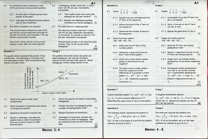 CAPS/KABV Mathematics Grade 11 with Solutions