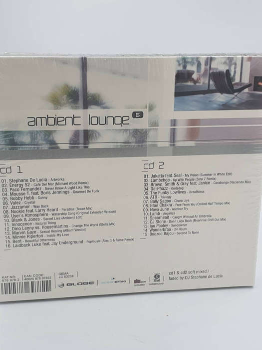 Ambient Lounge 6  2 x CD (Compilation, Limited Edition ) Sealed