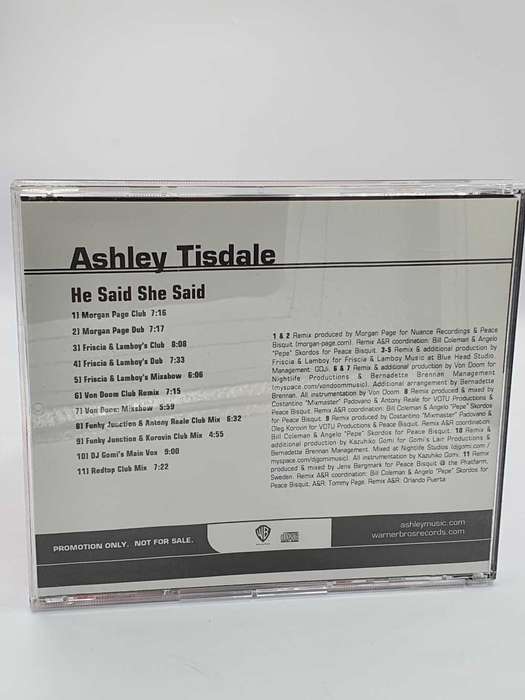 Ashley Tisdale  He Said She Said  CD Promo single
