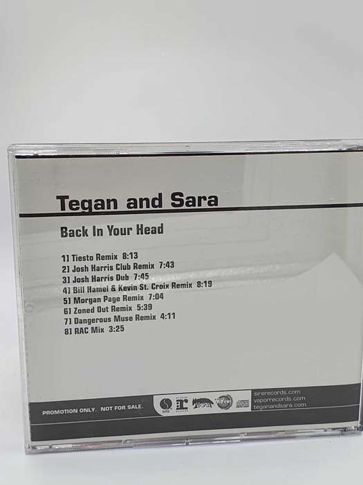Tegan and Sara - Back In Your Head (PROMO Remix CD single)