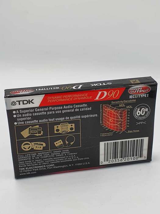 TDK D90 Cassette Sealed