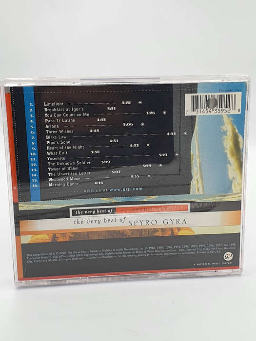 The Very Best Of Spyro Gyra  CD (Compilation), 2002