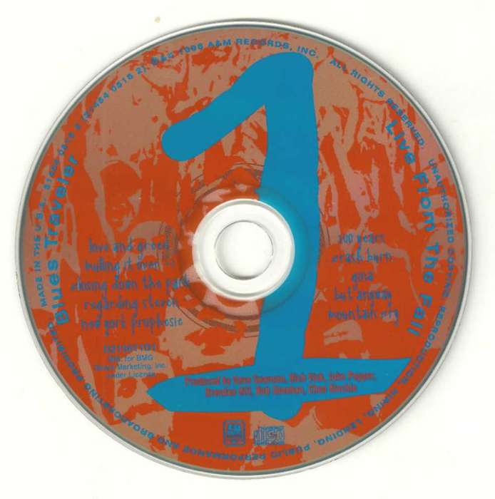 Blues Traveler  Live From The Fall  2 x CD (Album, Club Edition), Sealed