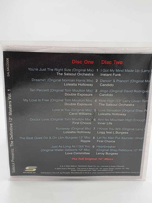 The Definitive 12" Masters Vol. 1  2 x CD (Compilation)