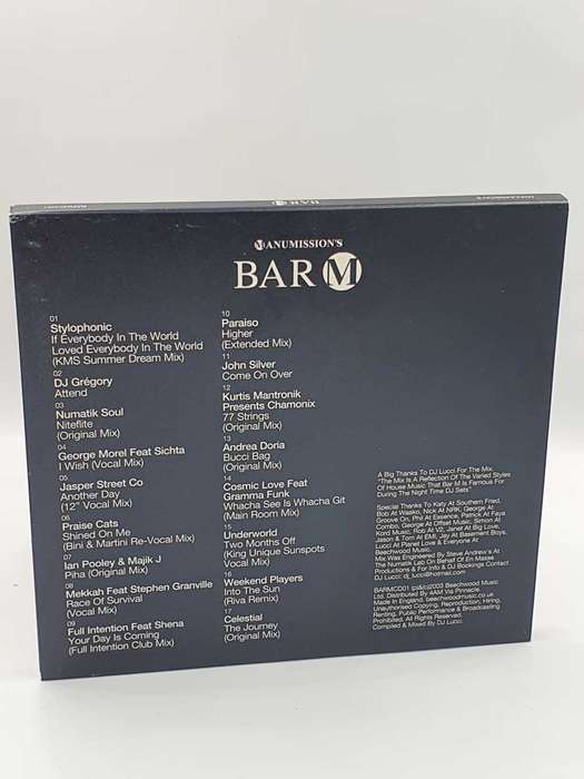 DJ Lucci  Manumission's Bar M  CD (Mixed)