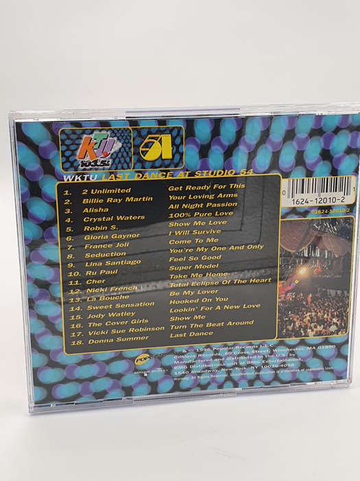 WKTU - Last Dance At Studio 54  CD (Compilation), 1996