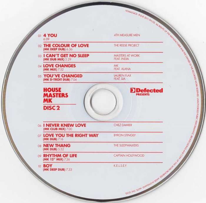 Discogshttps://www.discogs.com  ...MK  House Masters (2011, 2CD)