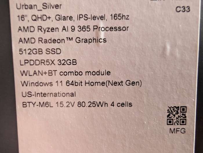 MSI Prestige A16 AI+ (A3HMG)