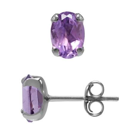 Sterling silver earrings - AMETHYST
